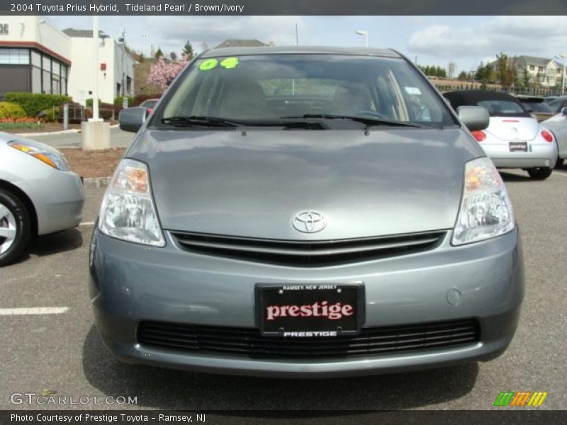 Tideland Pearl / Brown/Ivory 2004 Toyota Prius Hybrid