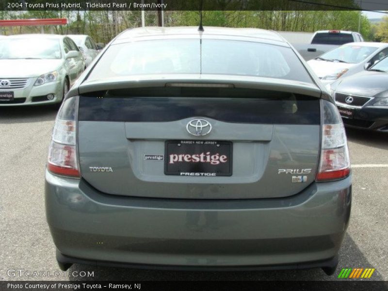 Tideland Pearl / Brown/Ivory 2004 Toyota Prius Hybrid