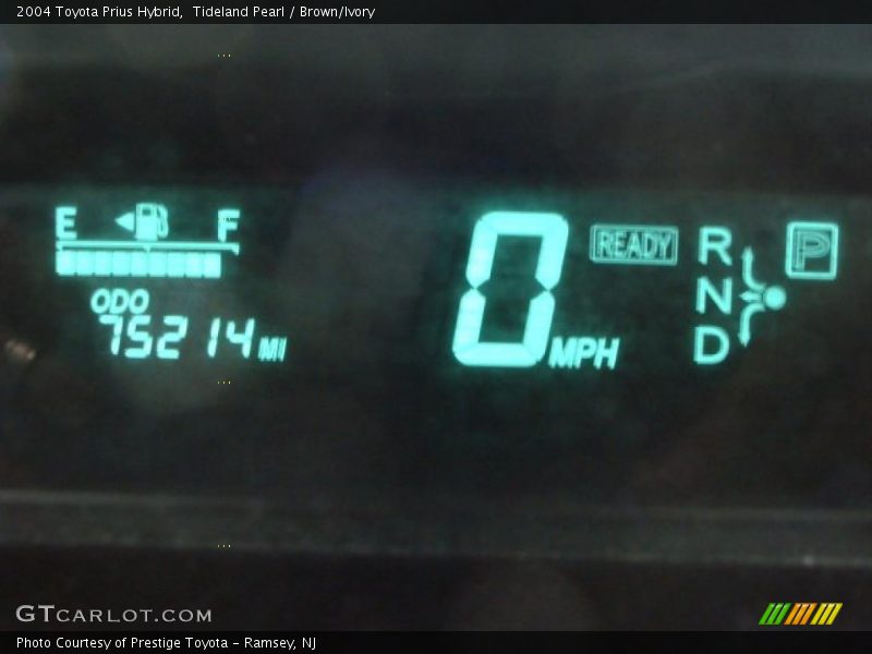 Tideland Pearl / Brown/Ivory 2004 Toyota Prius Hybrid