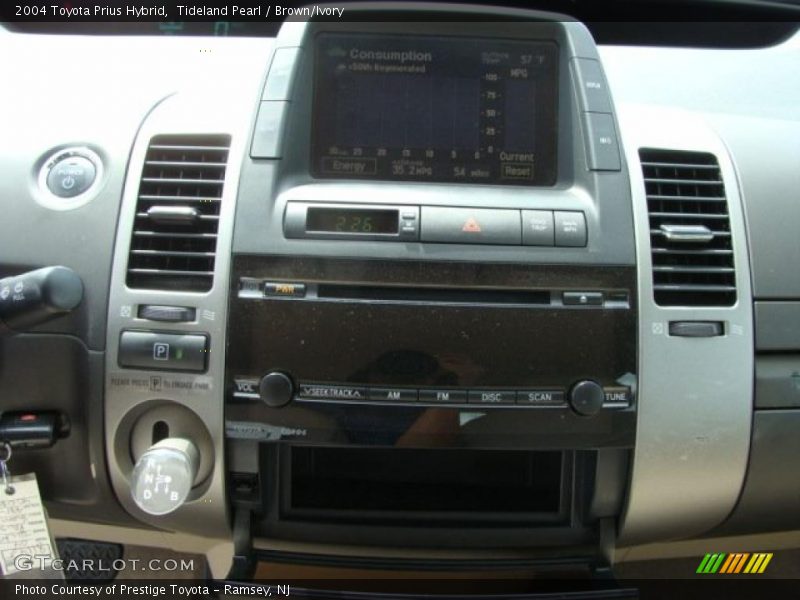 Tideland Pearl / Brown/Ivory 2004 Toyota Prius Hybrid