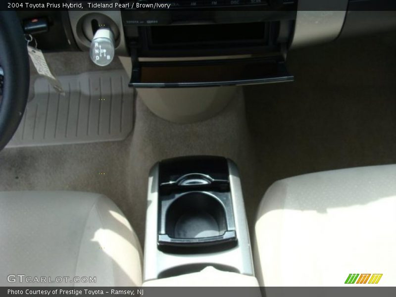 Tideland Pearl / Brown/Ivory 2004 Toyota Prius Hybrid