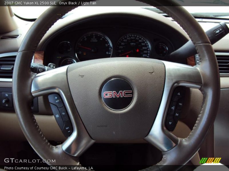 Onyx Black / Light Tan 2007 GMC Yukon XL 2500 SLE