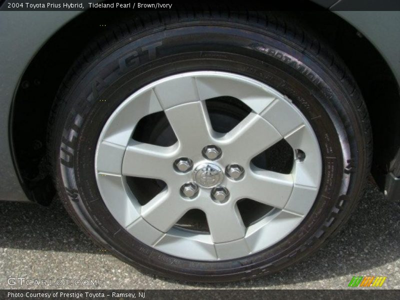 Tideland Pearl / Brown/Ivory 2004 Toyota Prius Hybrid