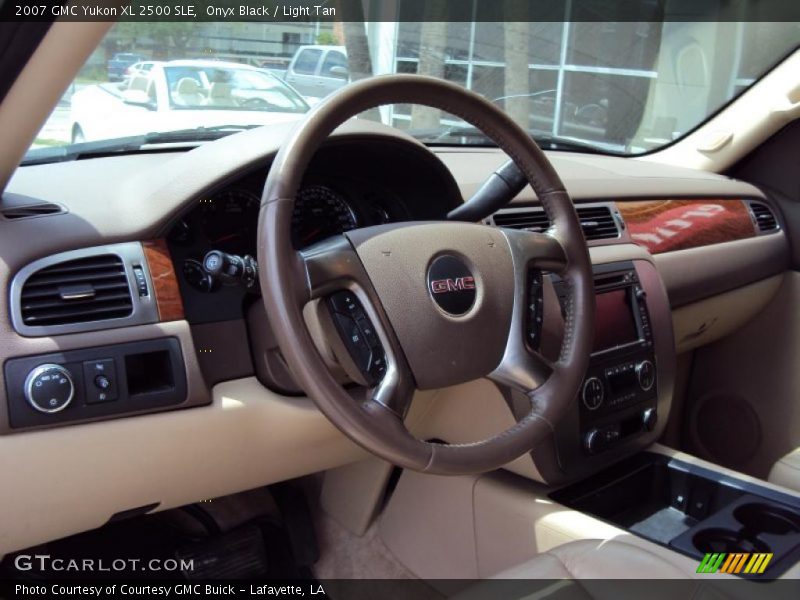 Onyx Black / Light Tan 2007 GMC Yukon XL 2500 SLE