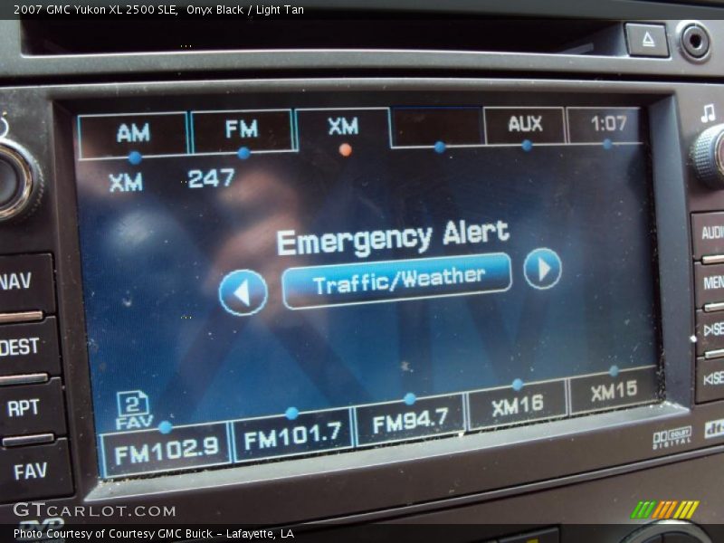 Onyx Black / Light Tan 2007 GMC Yukon XL 2500 SLE