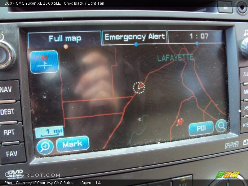 Onyx Black / Light Tan 2007 GMC Yukon XL 2500 SLE