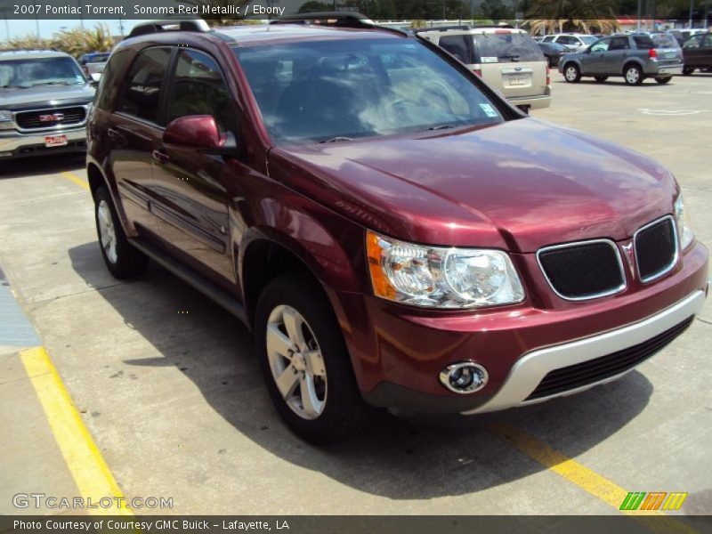 Sonoma Red Metallic / Ebony 2007 Pontiac Torrent