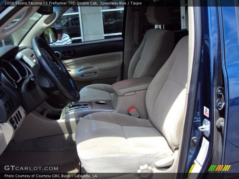 Speedway Blue / Taupe 2006 Toyota Tacoma V6 PreRunner TRD Double Cab