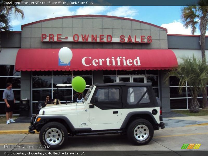 Stone White / Dark Slate Gray 2006 Jeep Wrangler SE 4x4
