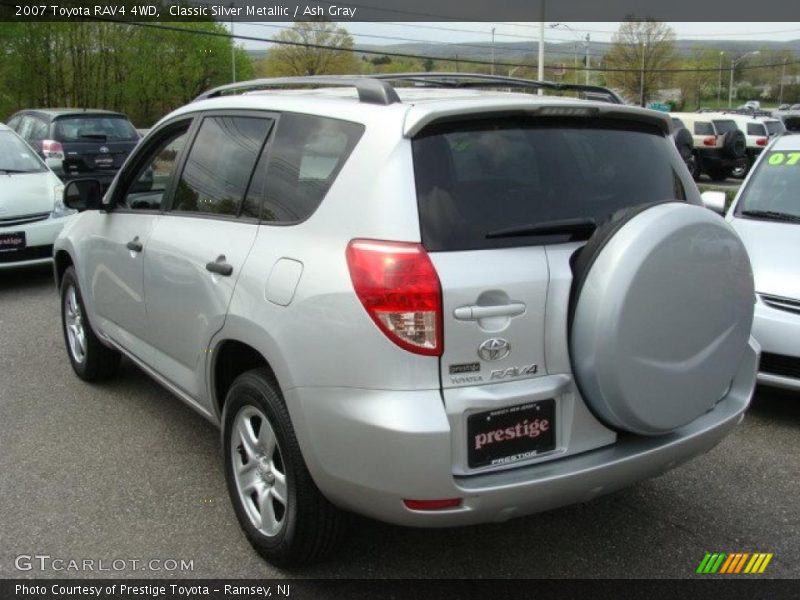 Classic Silver Metallic / Ash Gray 2007 Toyota RAV4 4WD