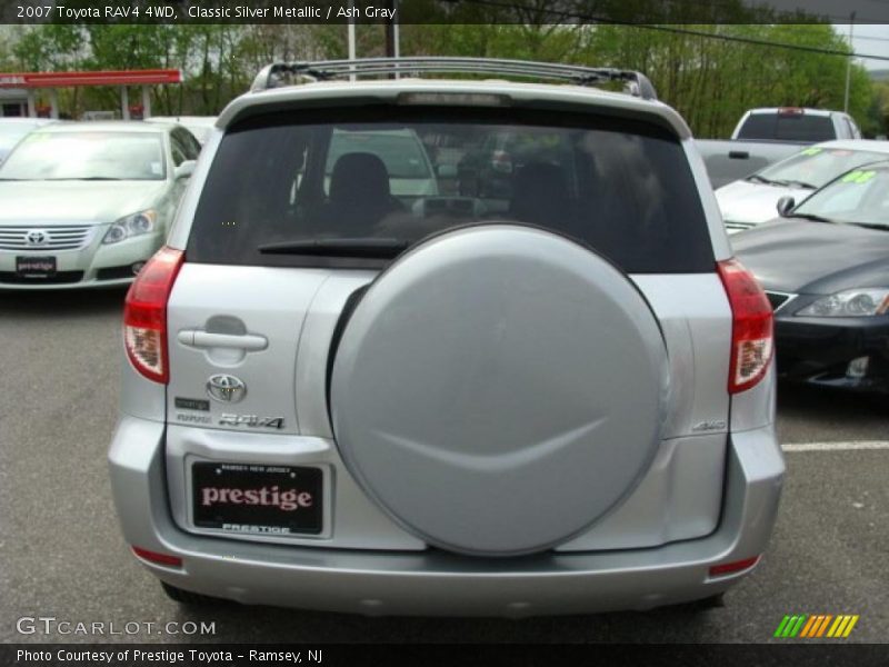 Classic Silver Metallic / Ash Gray 2007 Toyota RAV4 4WD