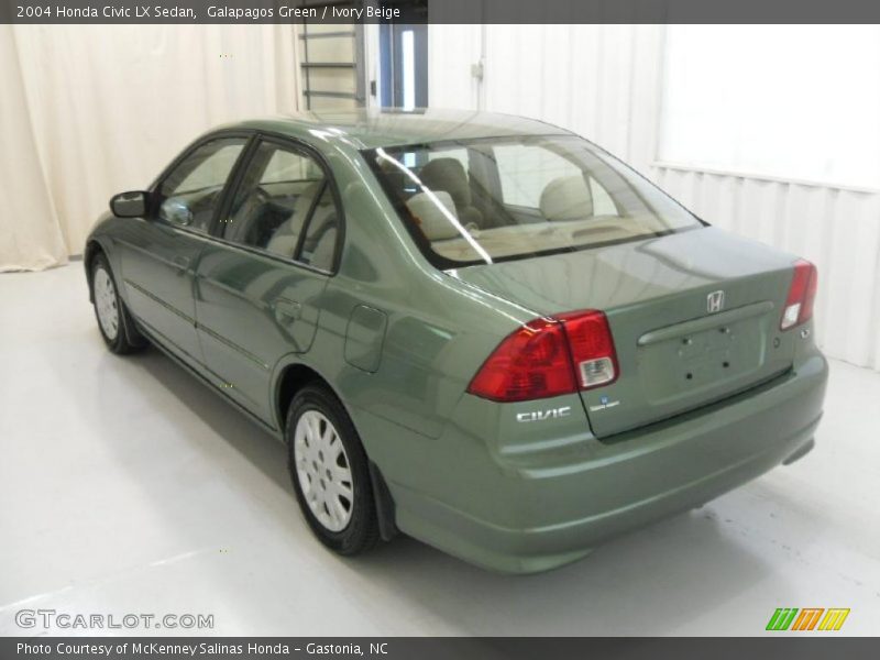 Galapagos Green / Ivory Beige 2004 Honda Civic LX Sedan
