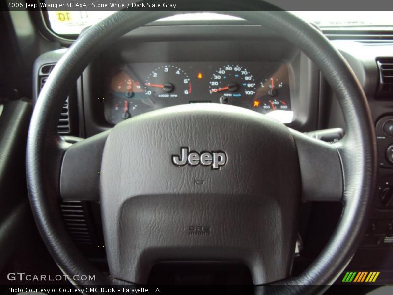 Stone White / Dark Slate Gray 2006 Jeep Wrangler SE 4x4