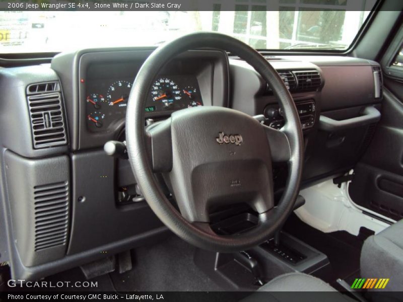 Stone White / Dark Slate Gray 2006 Jeep Wrangler SE 4x4