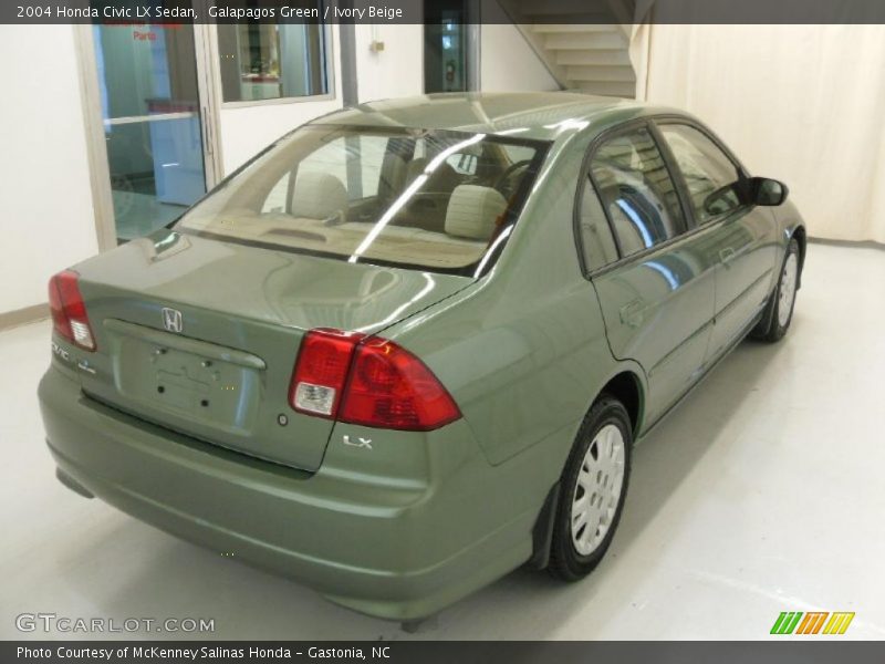 Galapagos Green / Ivory Beige 2004 Honda Civic LX Sedan