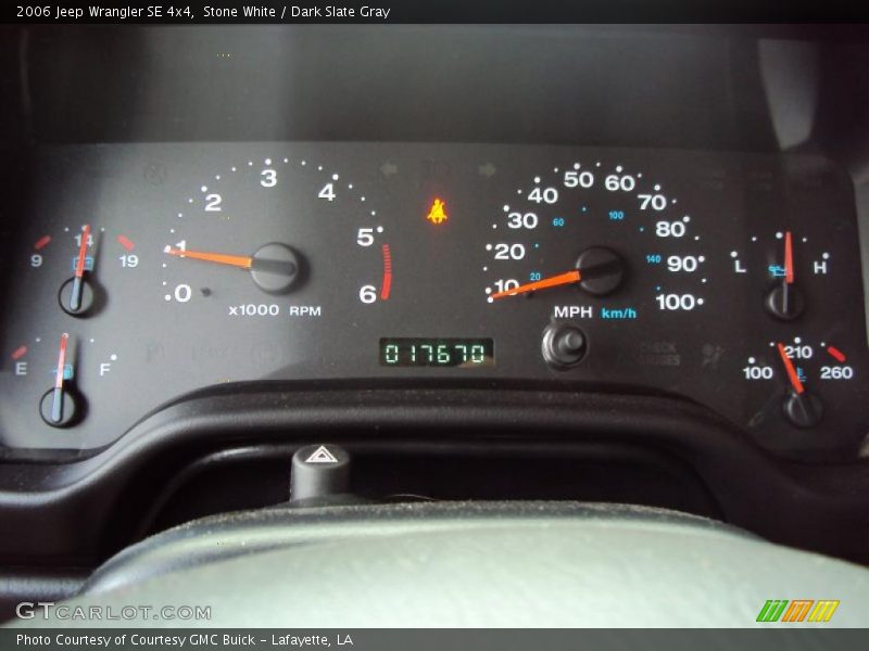 Stone White / Dark Slate Gray 2006 Jeep Wrangler SE 4x4