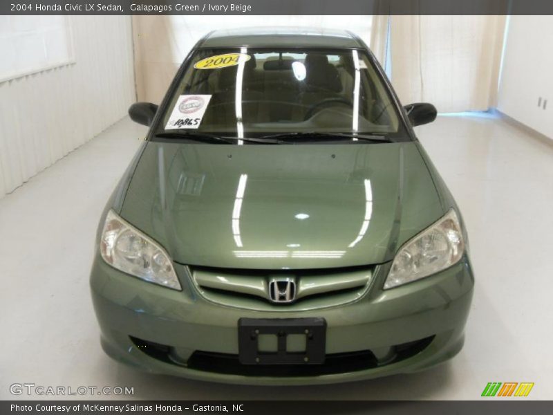 Galapagos Green / Ivory Beige 2004 Honda Civic LX Sedan