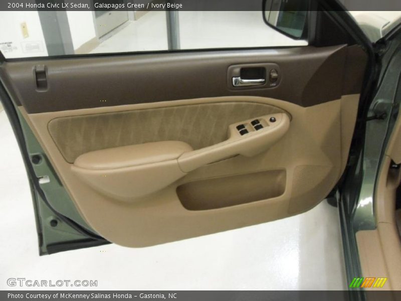 Galapagos Green / Ivory Beige 2004 Honda Civic LX Sedan