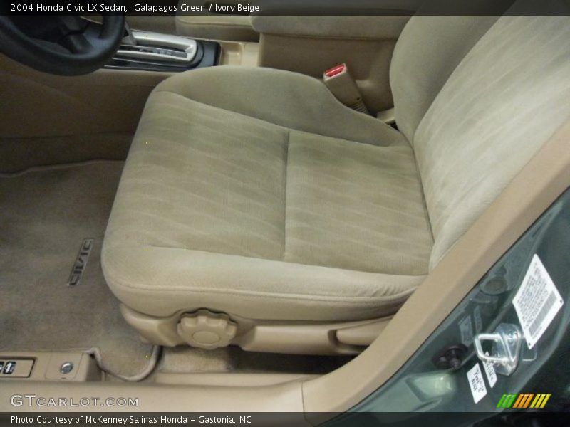 Galapagos Green / Ivory Beige 2004 Honda Civic LX Sedan