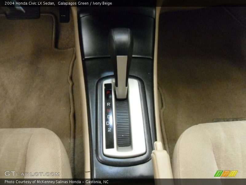 Galapagos Green / Ivory Beige 2004 Honda Civic LX Sedan