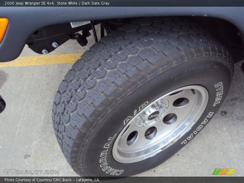Stone White / Dark Slate Gray 2006 Jeep Wrangler SE 4x4