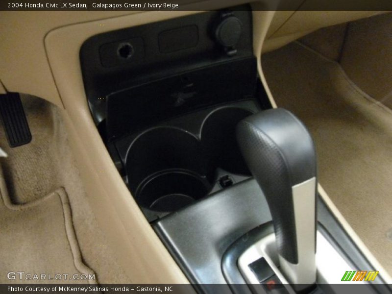 Galapagos Green / Ivory Beige 2004 Honda Civic LX Sedan
