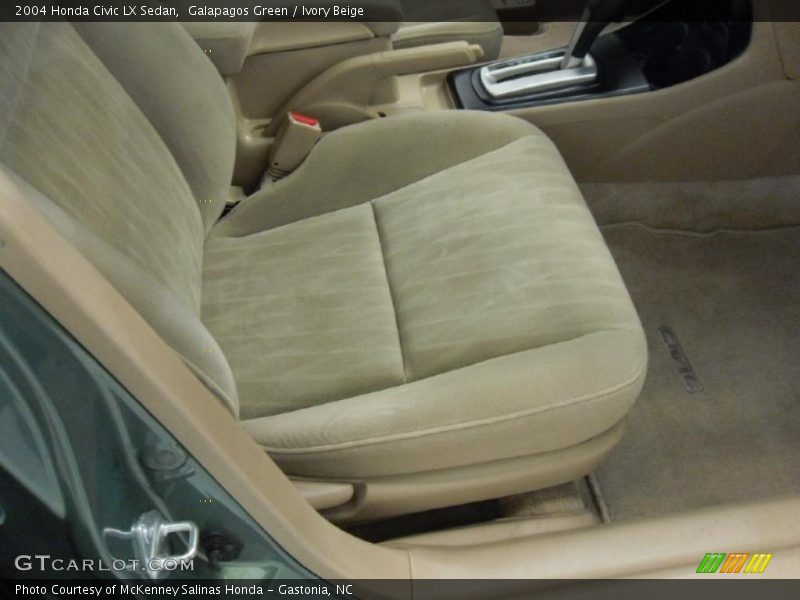 Galapagos Green / Ivory Beige 2004 Honda Civic LX Sedan