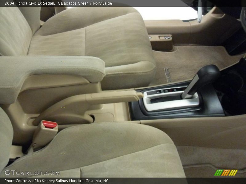 Galapagos Green / Ivory Beige 2004 Honda Civic LX Sedan