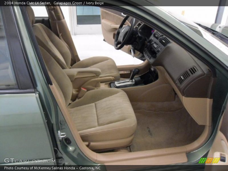 Galapagos Green / Ivory Beige 2004 Honda Civic LX Sedan