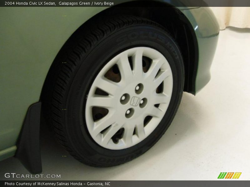 Galapagos Green / Ivory Beige 2004 Honda Civic LX Sedan