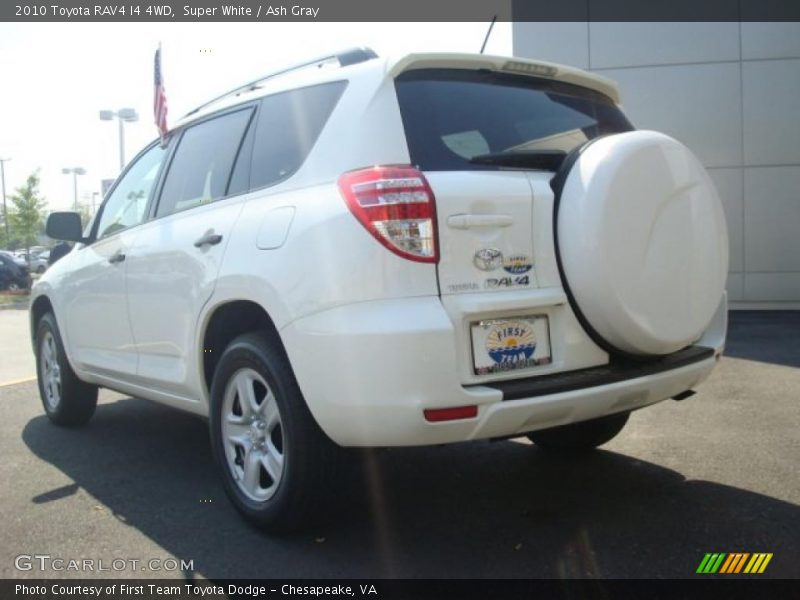 Super White / Ash Gray 2010 Toyota RAV4 I4 4WD