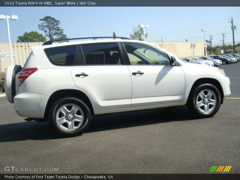 Super White / Ash Gray 2010 Toyota RAV4 I4 4WD