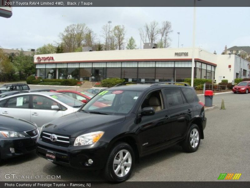 Black / Taupe 2007 Toyota RAV4 Limited 4WD