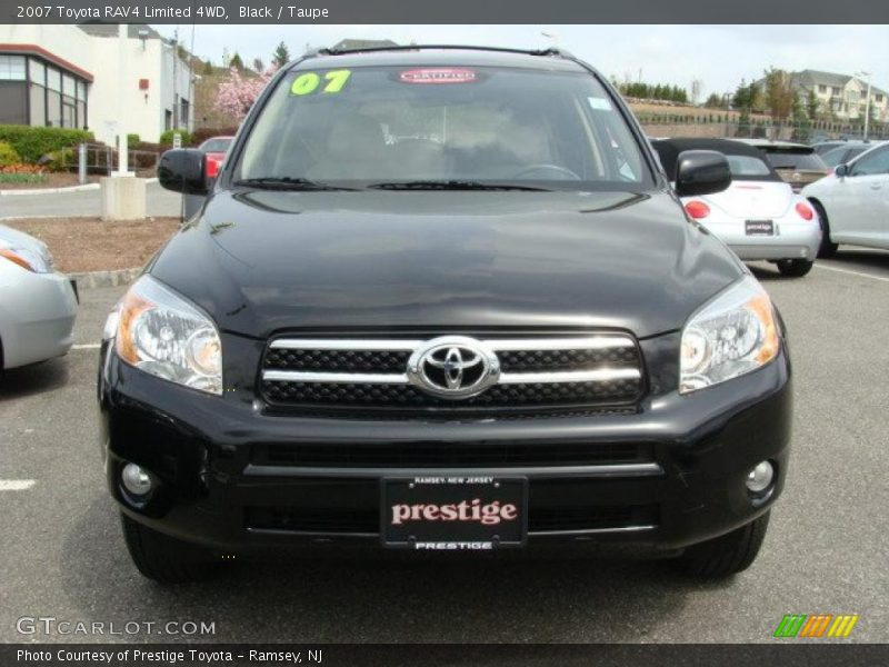 Black / Taupe 2007 Toyota RAV4 Limited 4WD