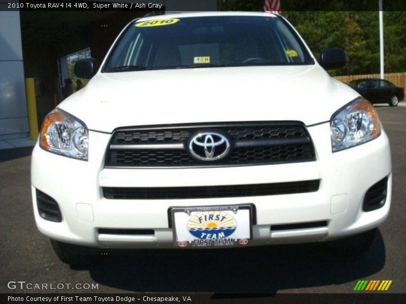 Super White / Ash Gray 2010 Toyota RAV4 I4 4WD