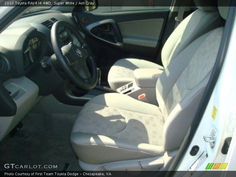 Super White / Ash Gray 2010 Toyota RAV4 I4 4WD