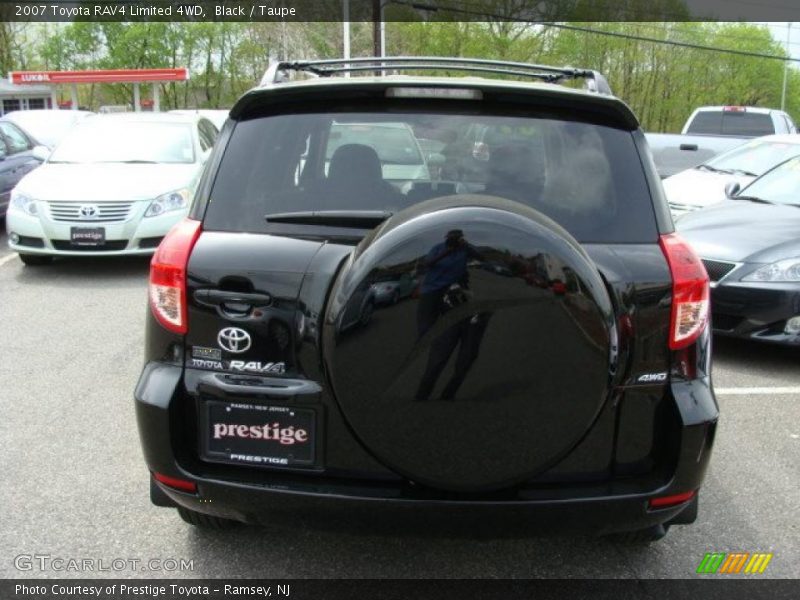 Black / Taupe 2007 Toyota RAV4 Limited 4WD