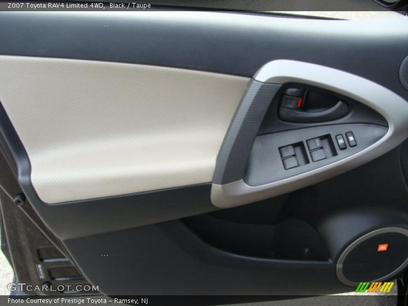 Black / Taupe 2007 Toyota RAV4 Limited 4WD