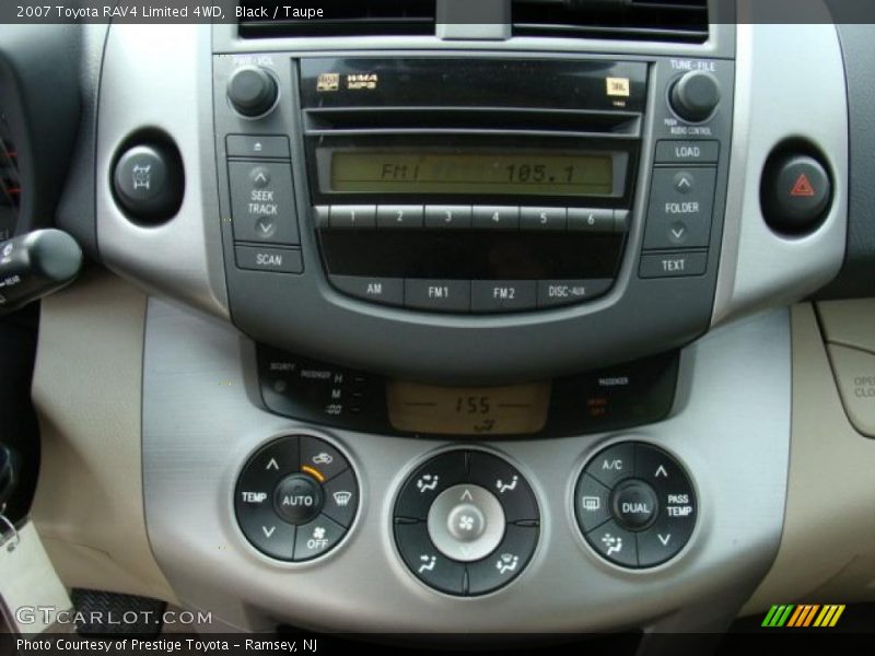 Black / Taupe 2007 Toyota RAV4 Limited 4WD