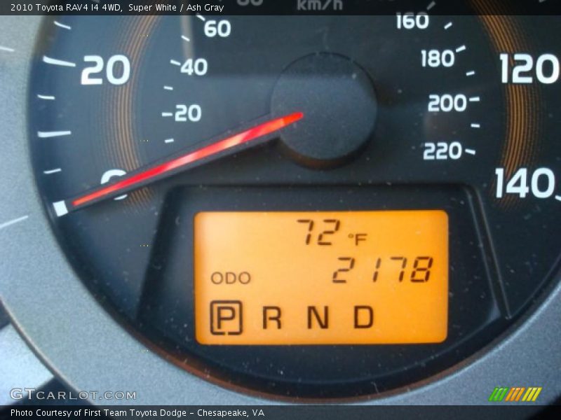 Super White / Ash Gray 2010 Toyota RAV4 I4 4WD