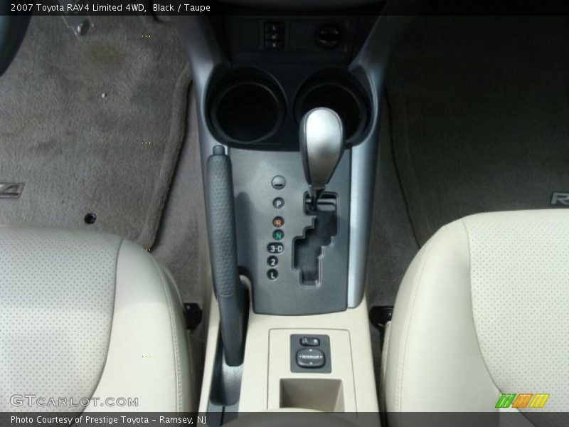 Black / Taupe 2007 Toyota RAV4 Limited 4WD