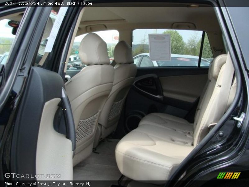 Black / Taupe 2007 Toyota RAV4 Limited 4WD
