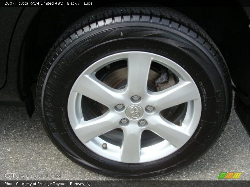 Black / Taupe 2007 Toyota RAV4 Limited 4WD