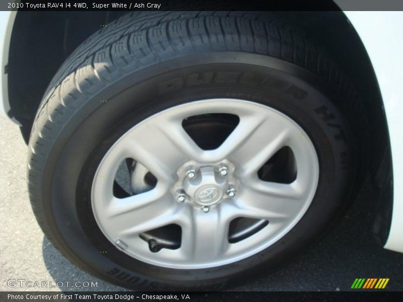 Super White / Ash Gray 2010 Toyota RAV4 I4 4WD