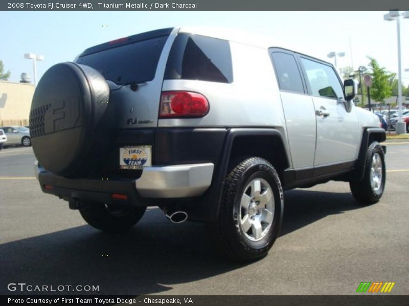 Titanium Metallic / Dark Charcoal 2008 Toyota FJ Cruiser 4WD