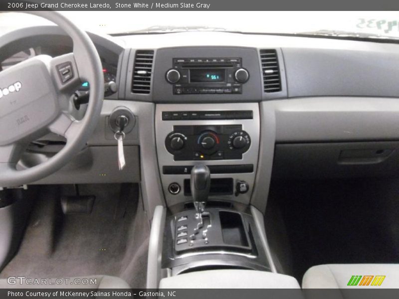 Stone White / Medium Slate Gray 2006 Jeep Grand Cherokee Laredo