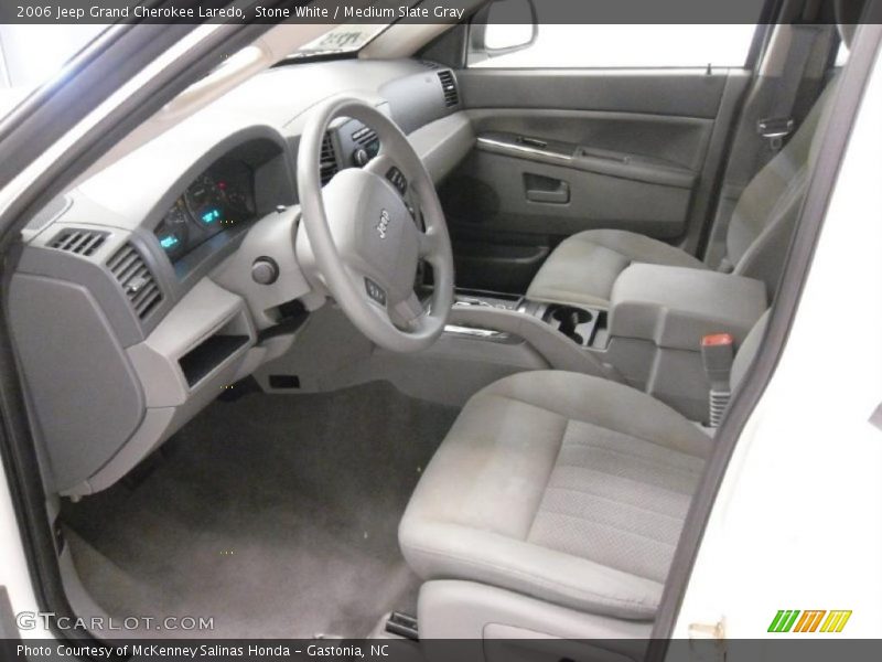 Stone White / Medium Slate Gray 2006 Jeep Grand Cherokee Laredo