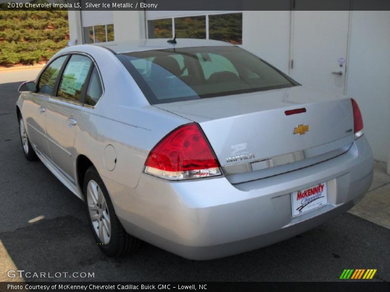 Silver Ice Metallic / Ebony 2010 Chevrolet Impala LS