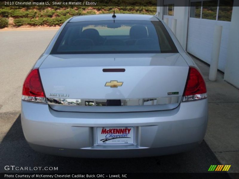 Silver Ice Metallic / Ebony 2010 Chevrolet Impala LS