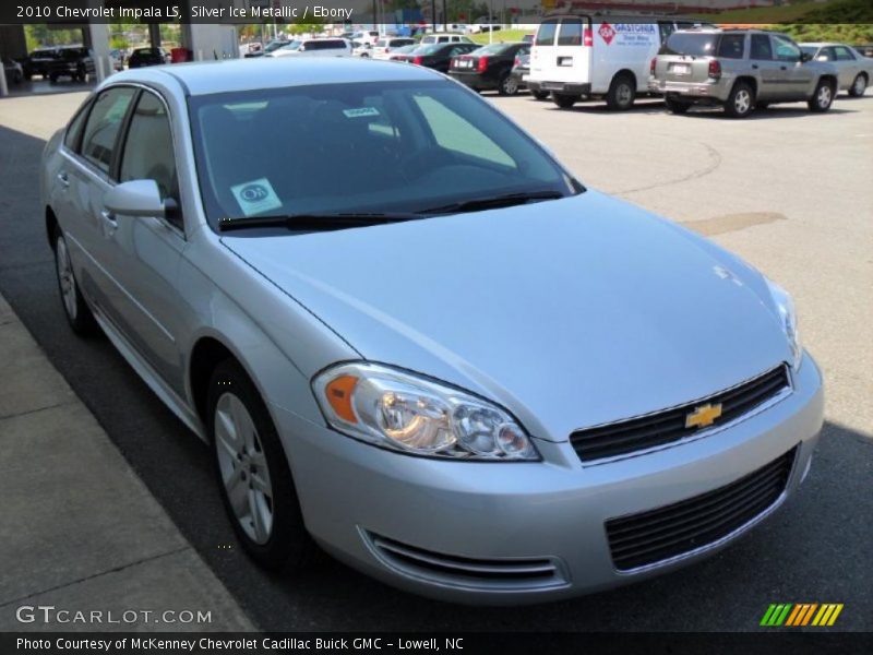 Silver Ice Metallic / Ebony 2010 Chevrolet Impala LS